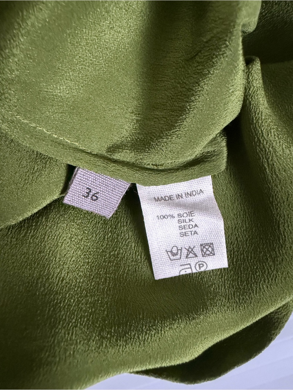 Vintage Innamorato Silk Dress size EU 36 - Picture 12 of 15